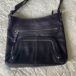 Tignanello Crossbody Bag Brown Leather